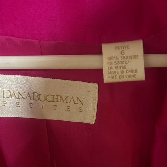 Dana Buchman Vibrant Pink Blazer - Picture 3 of 3